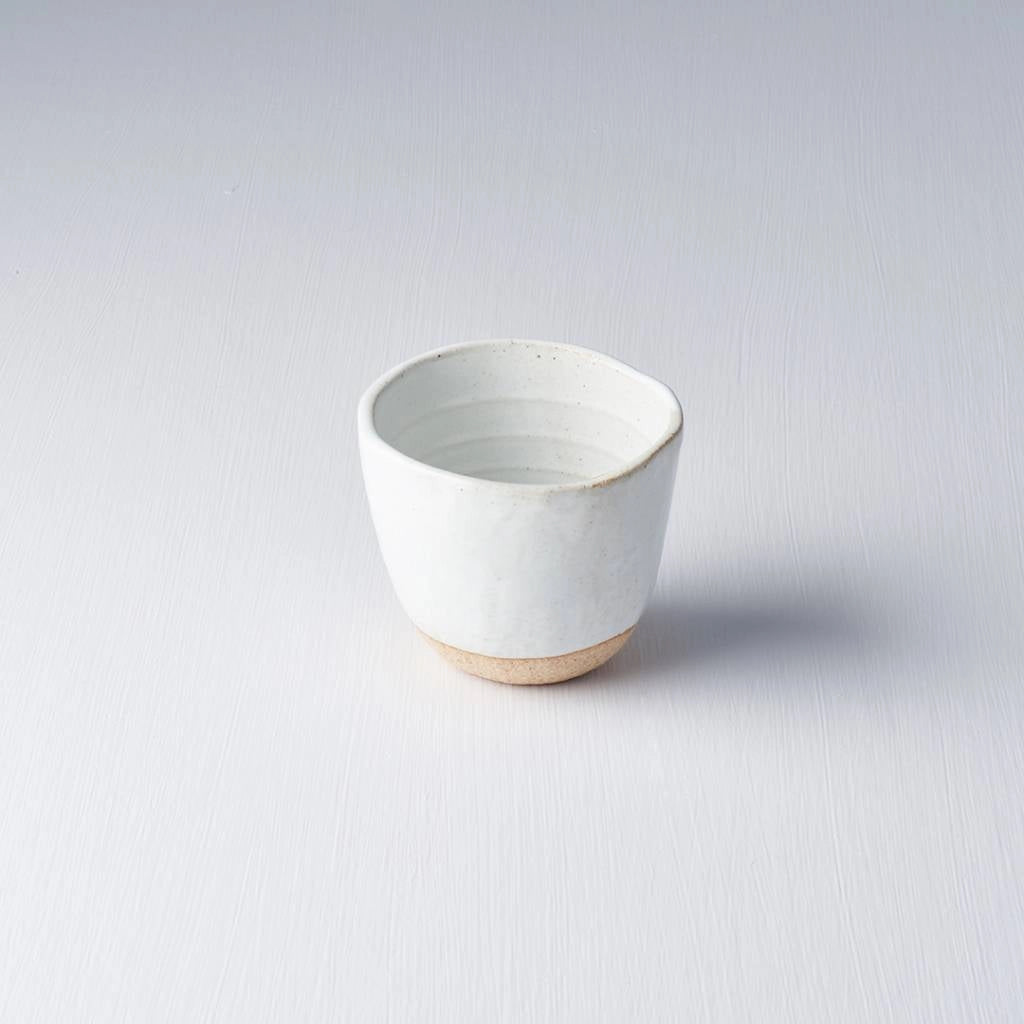 Lopsided Ceramic Mug - White (200ml)